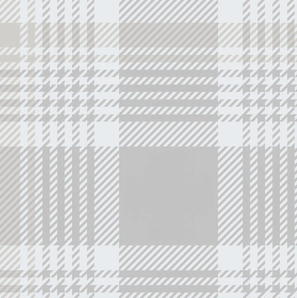 Soft Tone Plaid Wallpaper - Image 3