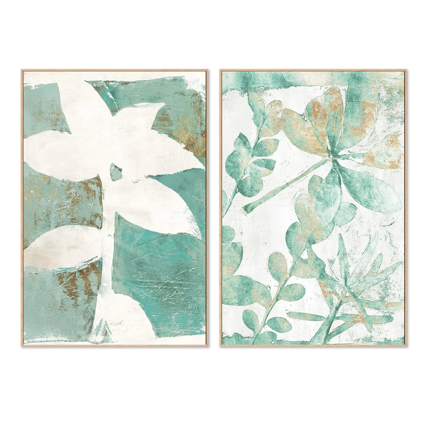 Solitaire Flora Green & Garden Variety Green, Set Of 2 - Image 4
