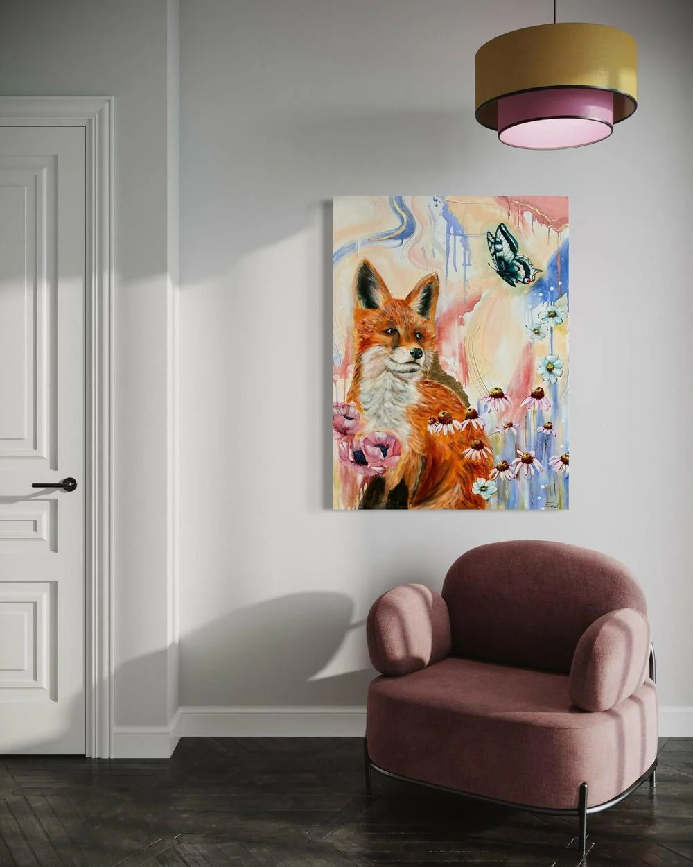 Soul Of The Woods, Original Hand-Painted Canvas By Emily Birdsey - Image 3