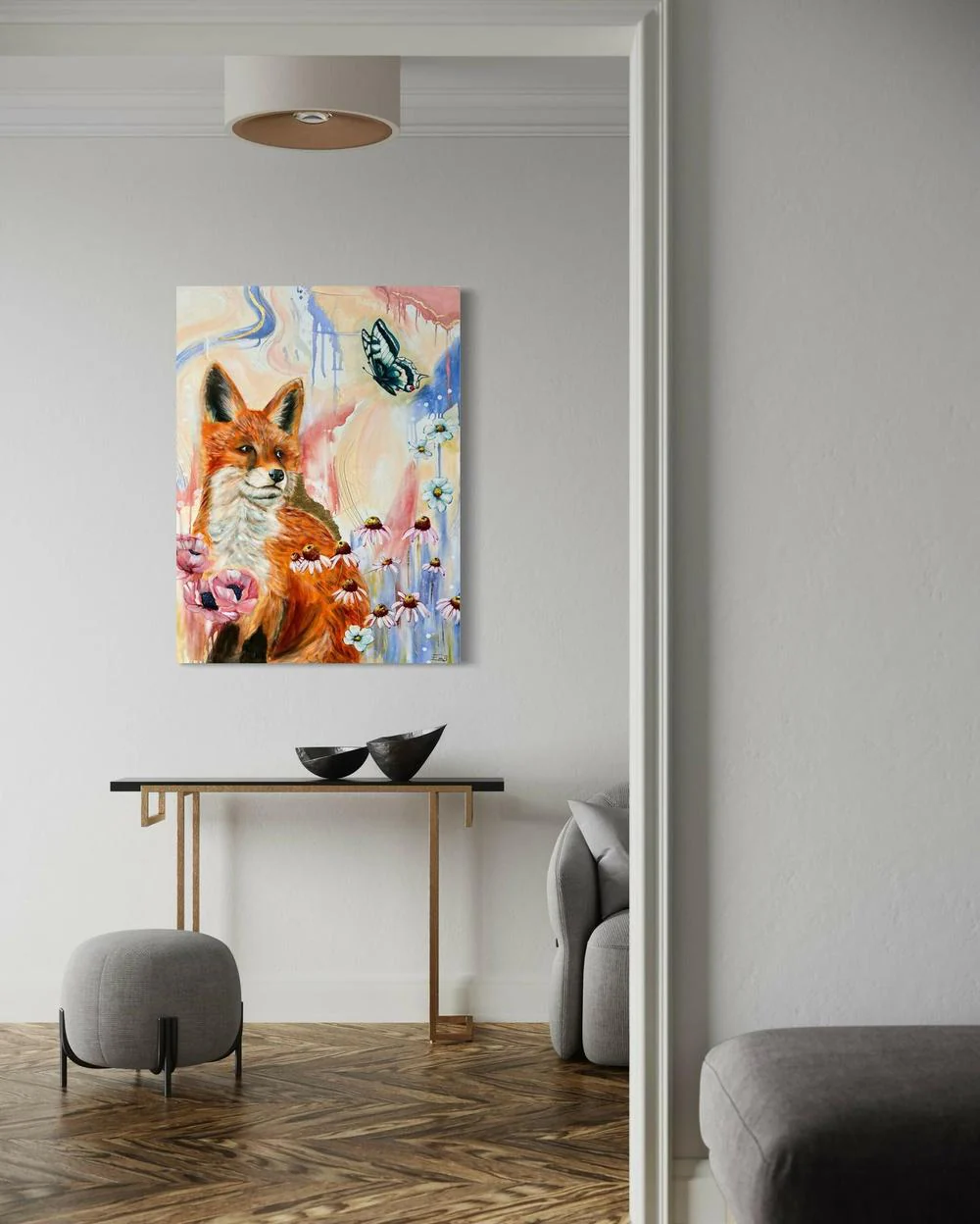 Soul Of The Woods, Original Hand-Painted Canvas By Emily Birdsey - Image 4