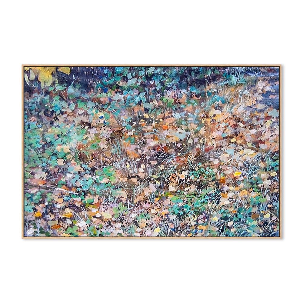 Spotted Garden , Hand-painted Canvas - Image 3