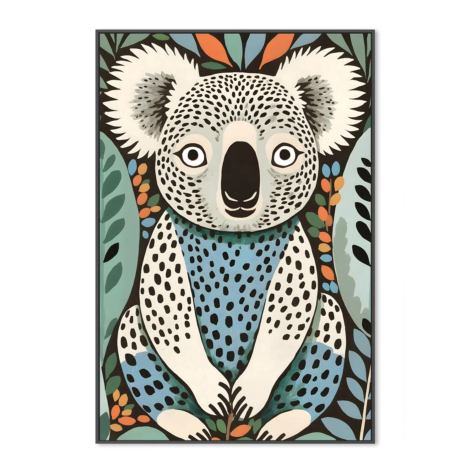 Spotted Koala In The Gumleaf Grove Wildlife Animals Forest - Image 3