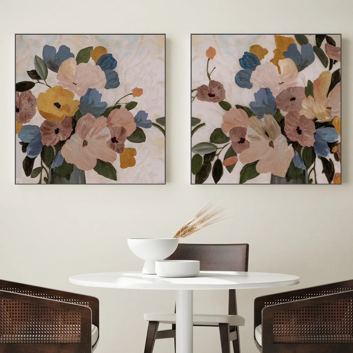 Spring Picks Mocha Tone, Style A & B, Set Of 2 - Image 2