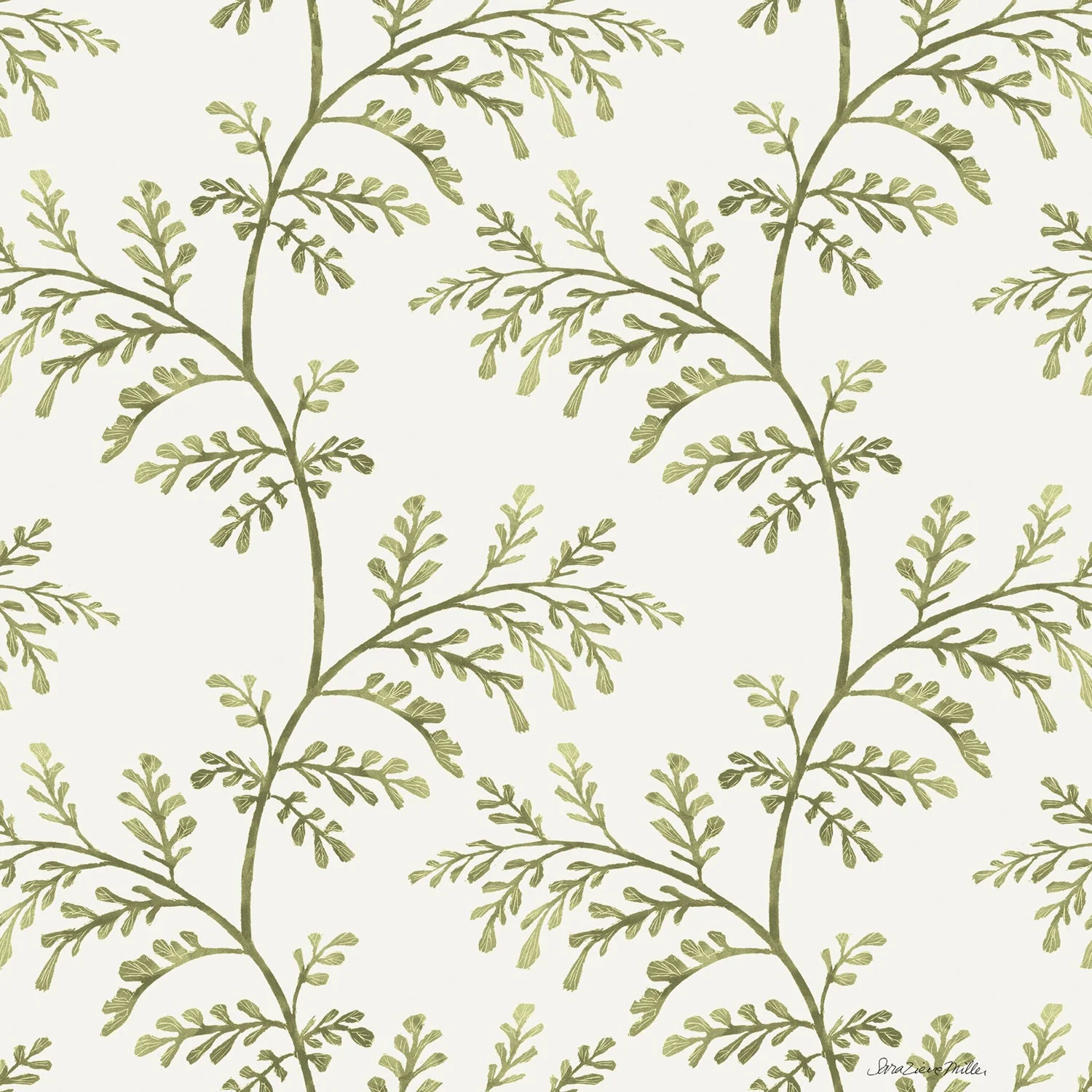 Springtime Pattern, Style B, Wallpaper