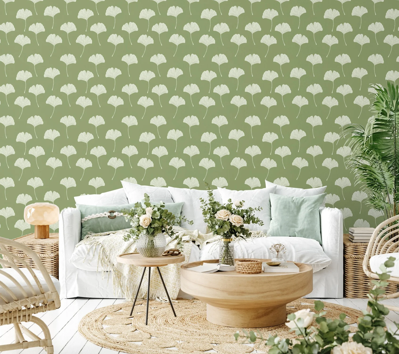 Springtime Pattern Warm, Style B, Wallpaper - Image 2