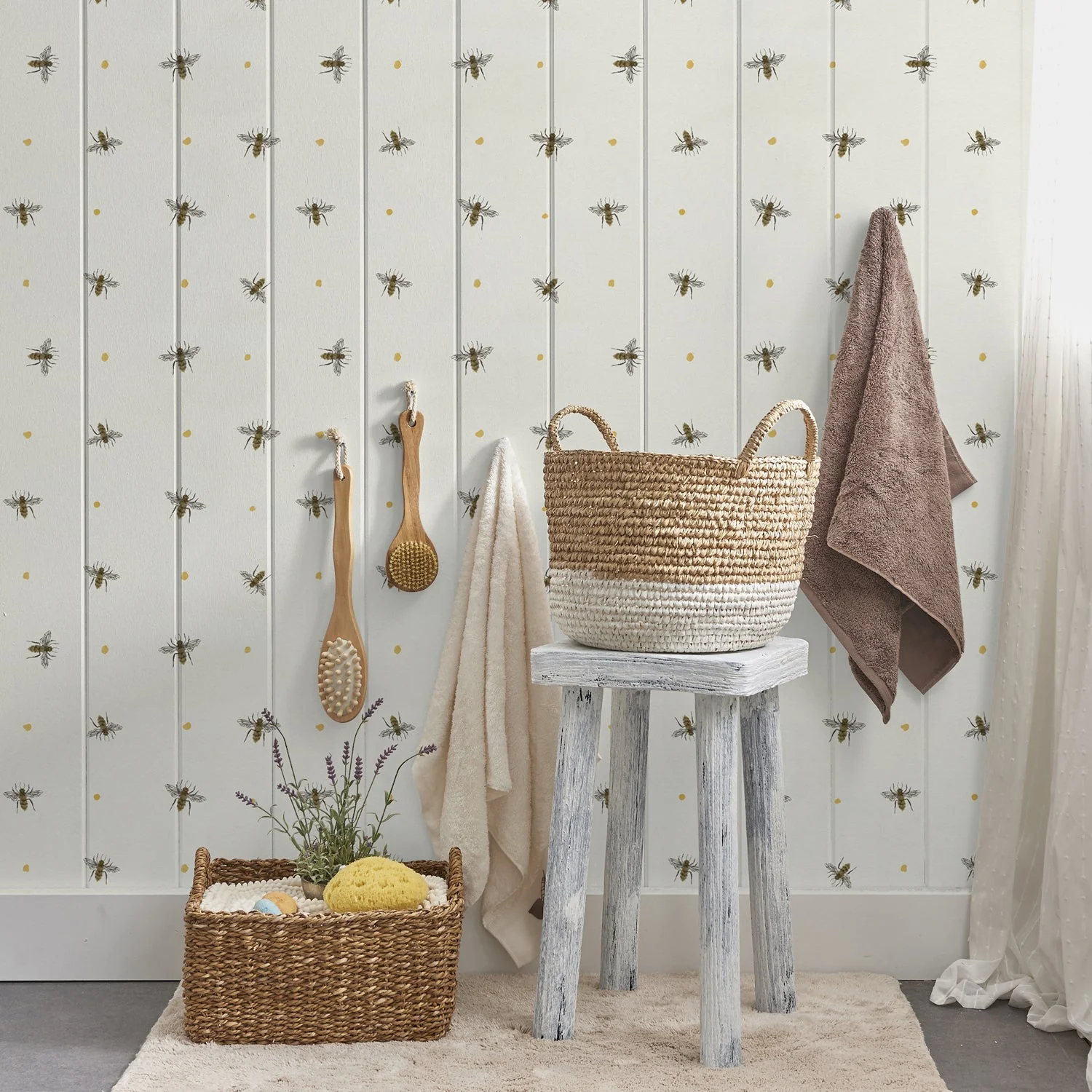 Springtime Pattern Warm, Style D, Wallpaper - Image 2