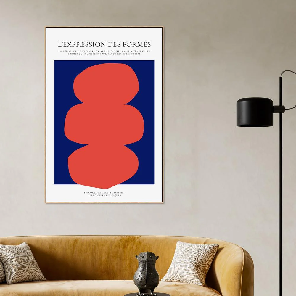 Stacked Red Blue Forms - Image 2