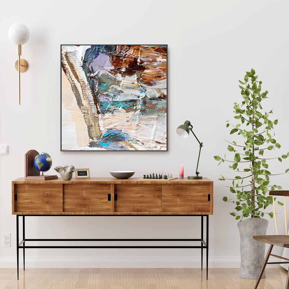 Stand Still , Hand-painted Canvas - Image 7