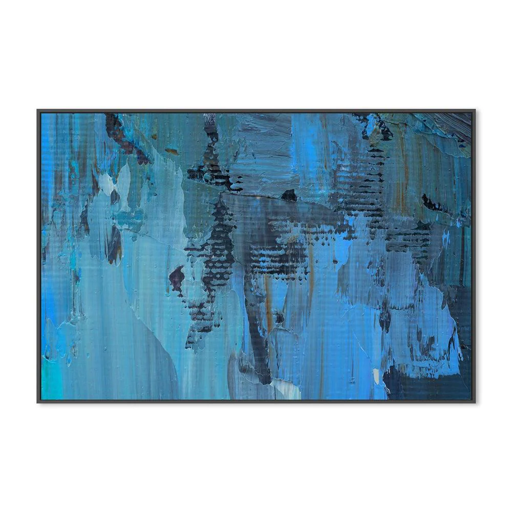 Steel Blue , Hand-painted Canvas - Image 5