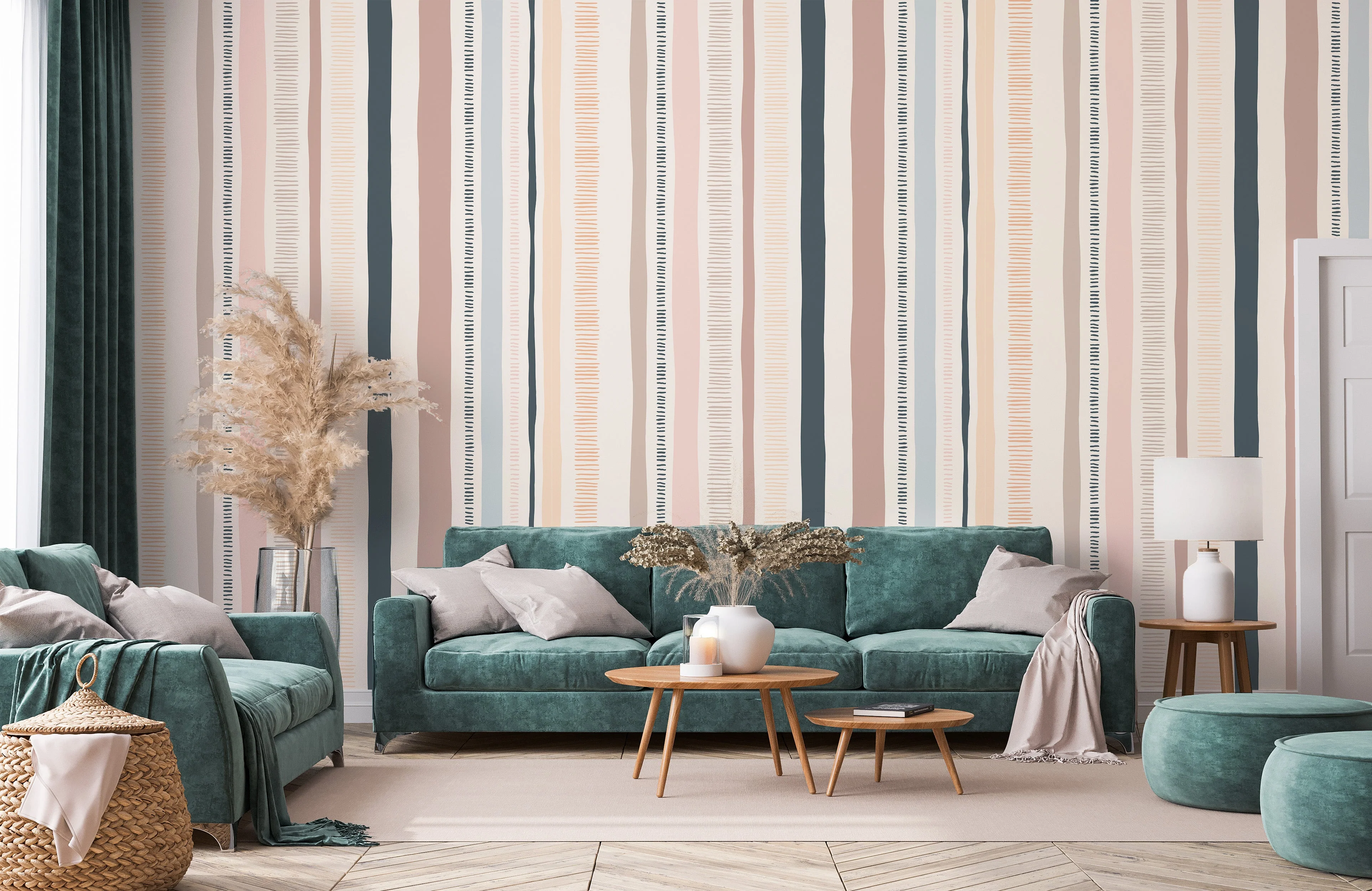 Stripe Scatter Wallpaper - Image 2