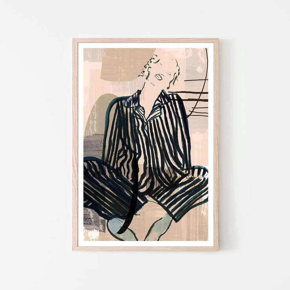Striped Pajama Lounging Casa - Image 6