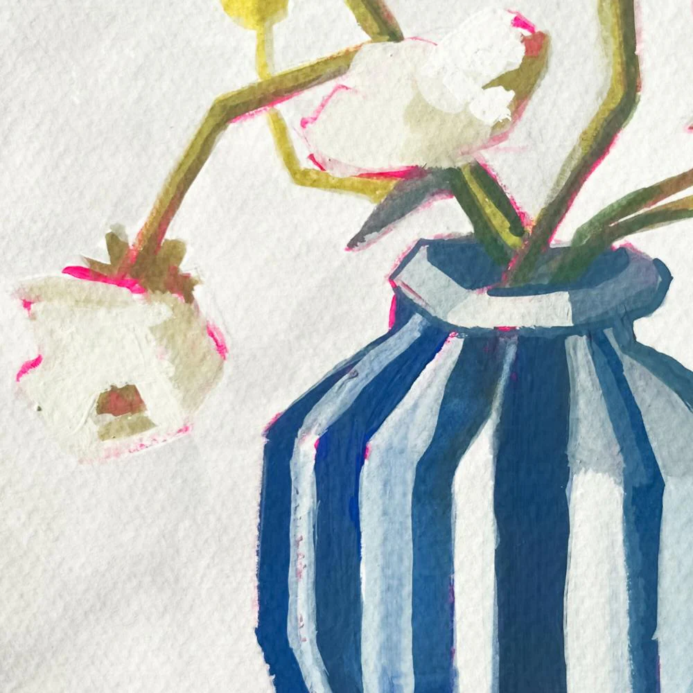 Striped Vase 02 , Original Artwork - Image 2