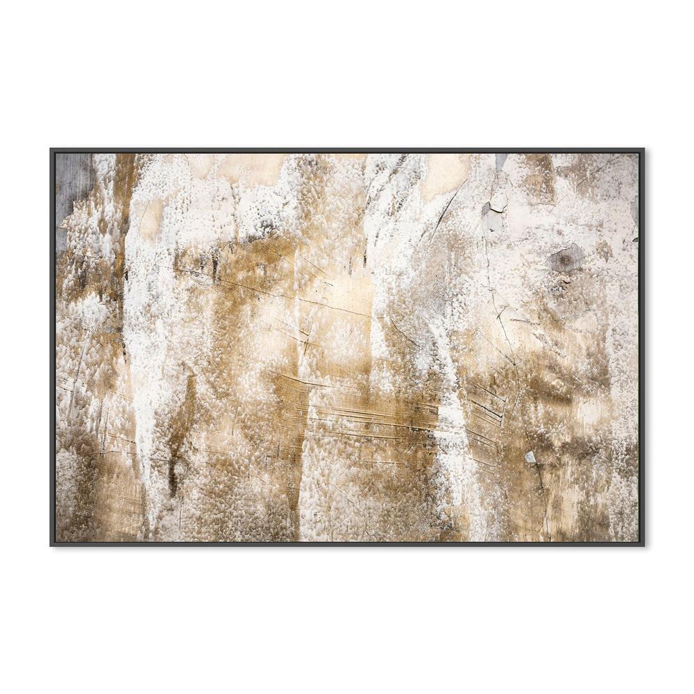 Strokes of Gold, Hand-Painted Canvas - Image 3