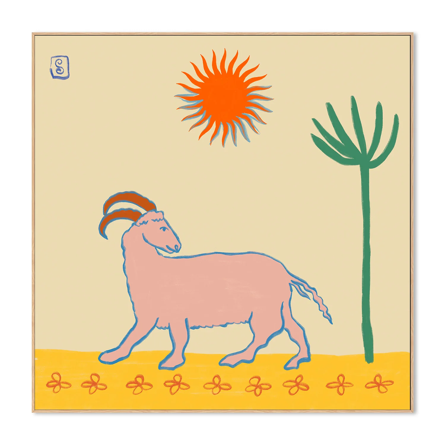 Stylized Pink Goat - Image 4