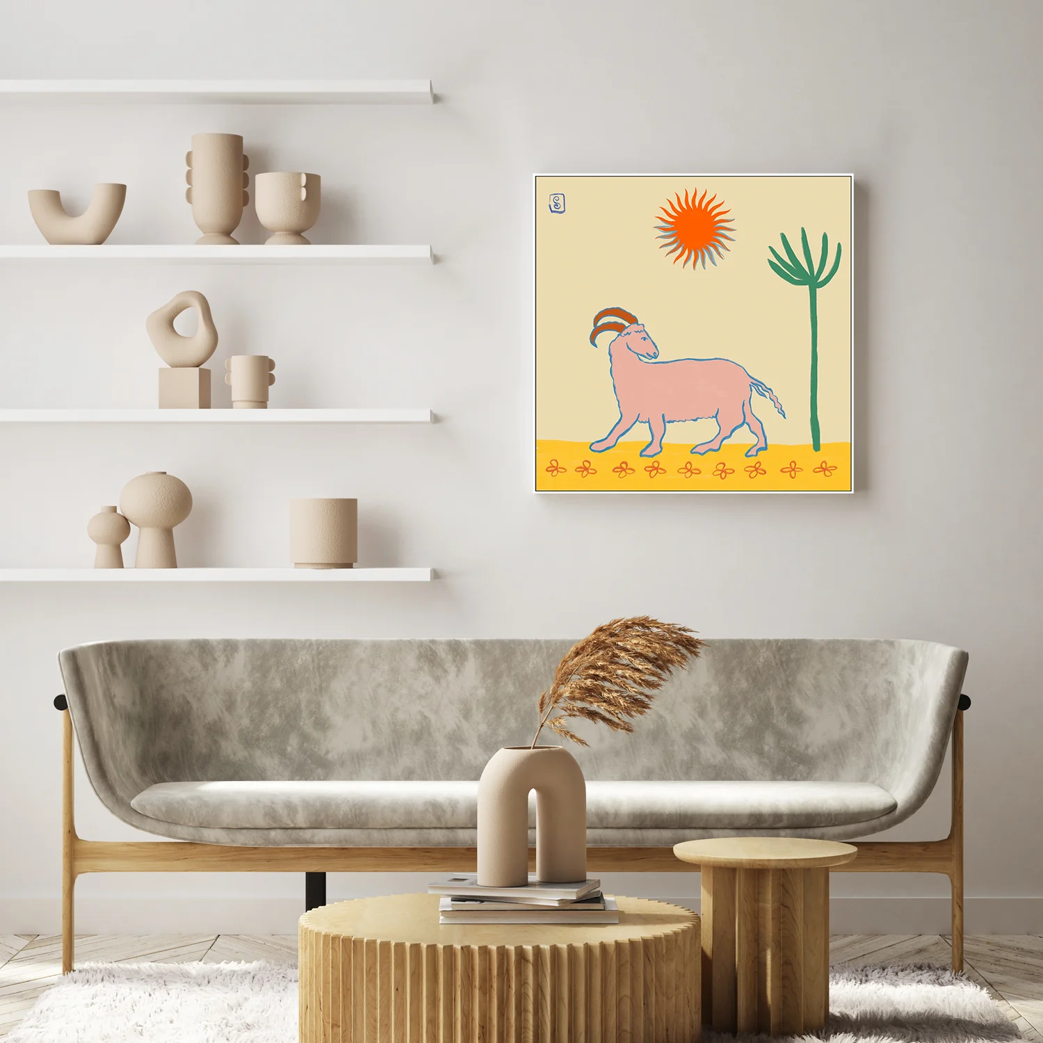 Stylized Pink Goat - Image 7