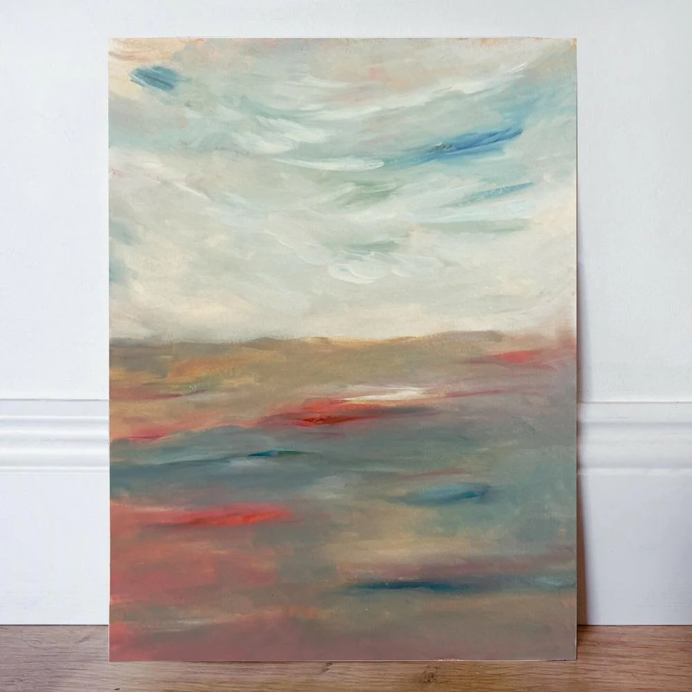 Summer Evening, Original Hand-Painted Canvas By Lucrecia Caporale - Image 2