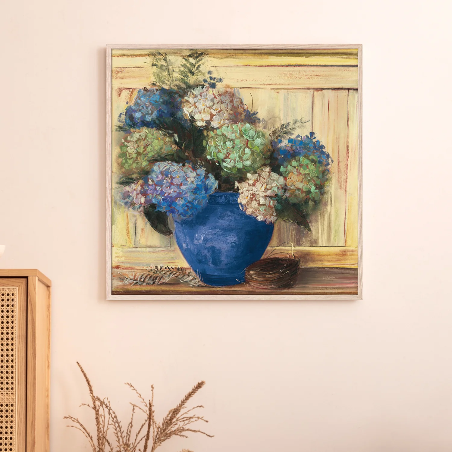 Summer Hydrangea Blue Pot - Image 2