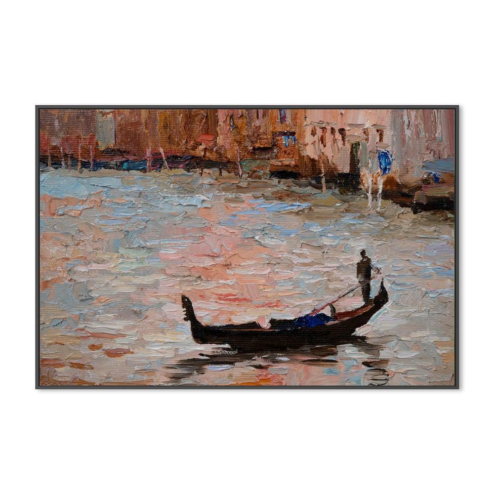 Summer Nights , Hand-painted Canvas - Image 3