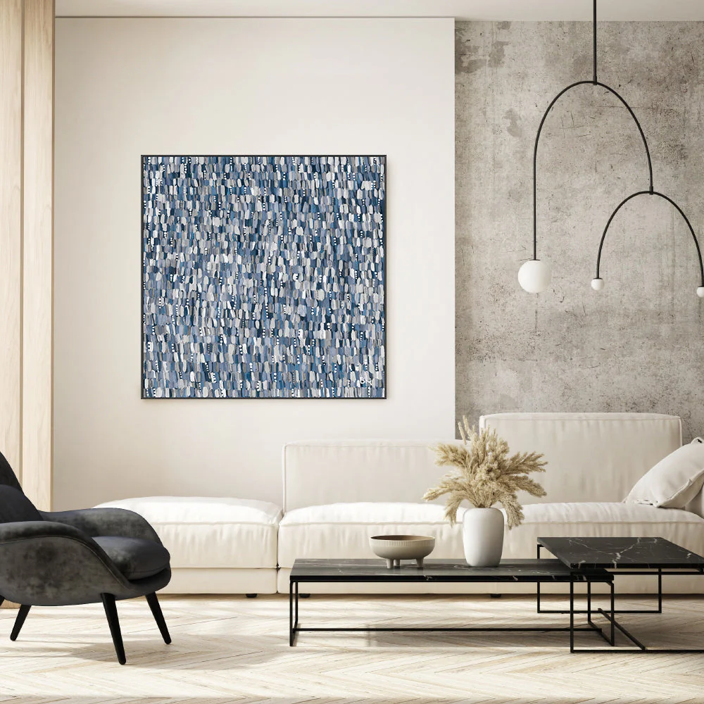 Sun Shower, Navy Blue Tones - Image 7