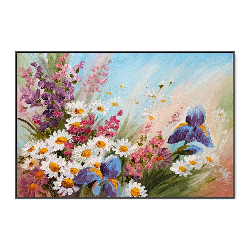 Sunday Blooms, Hand-Painted Canvas - Image 3