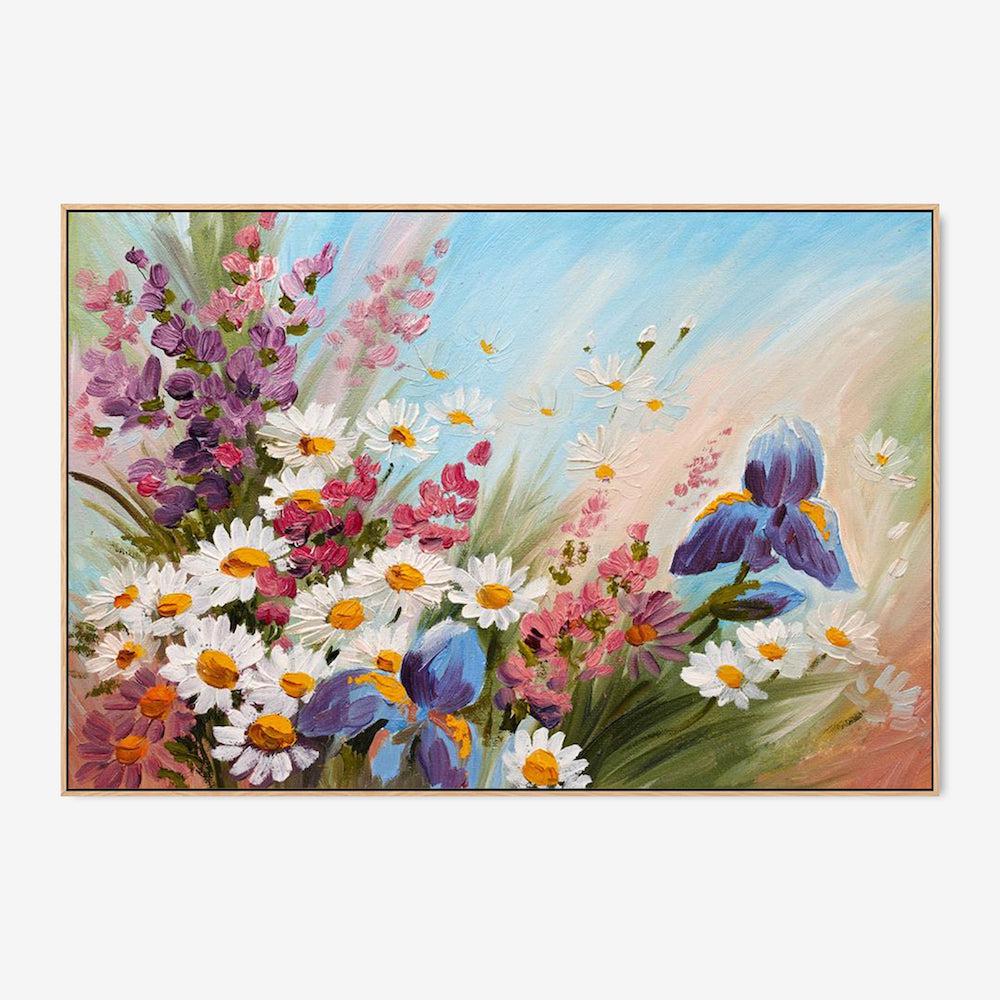 Sunday Blooms, Hand-Painted Canvas - Image 4