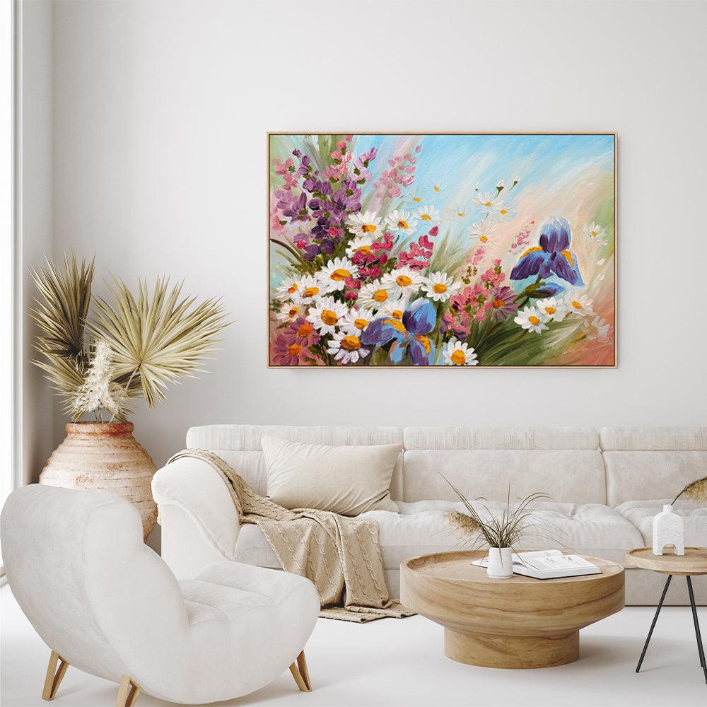 Sunday Blooms, Hand-Painted Canvas - Image 6
