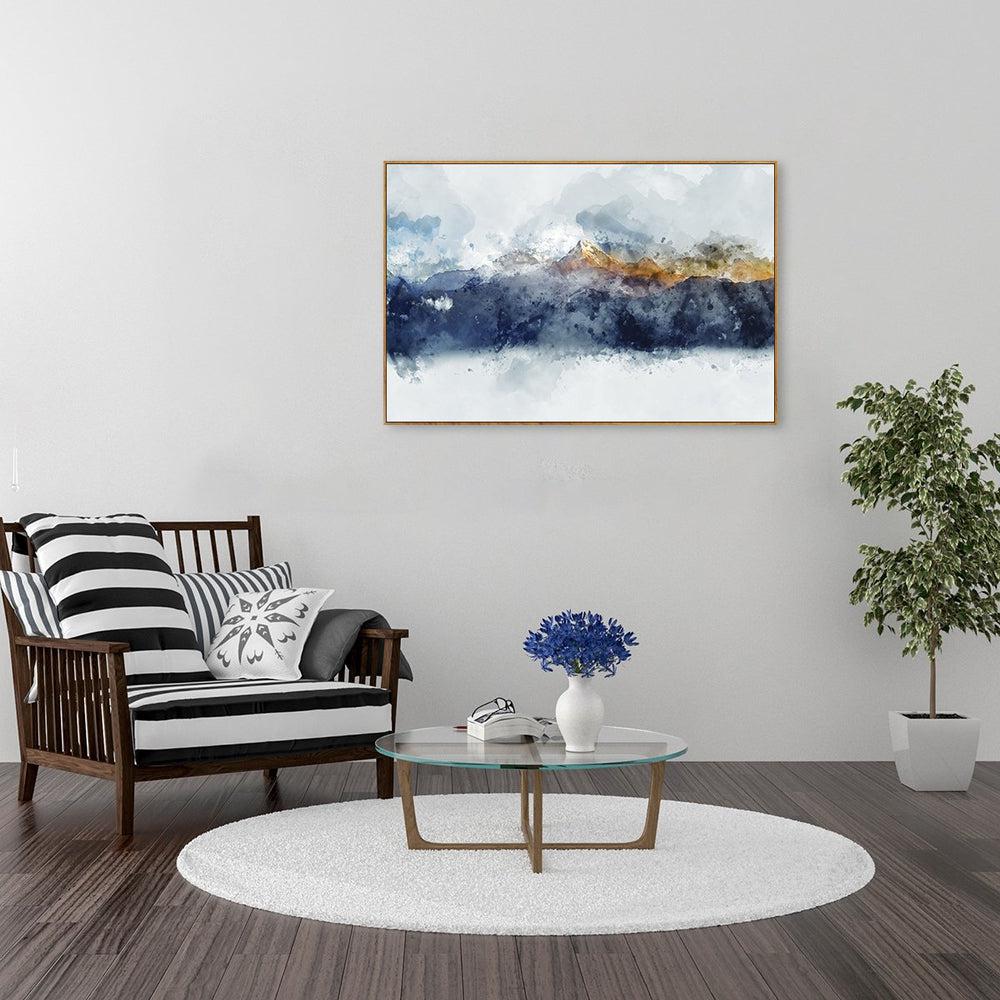 Sunlight Mountains, Abstract Art - Image 3