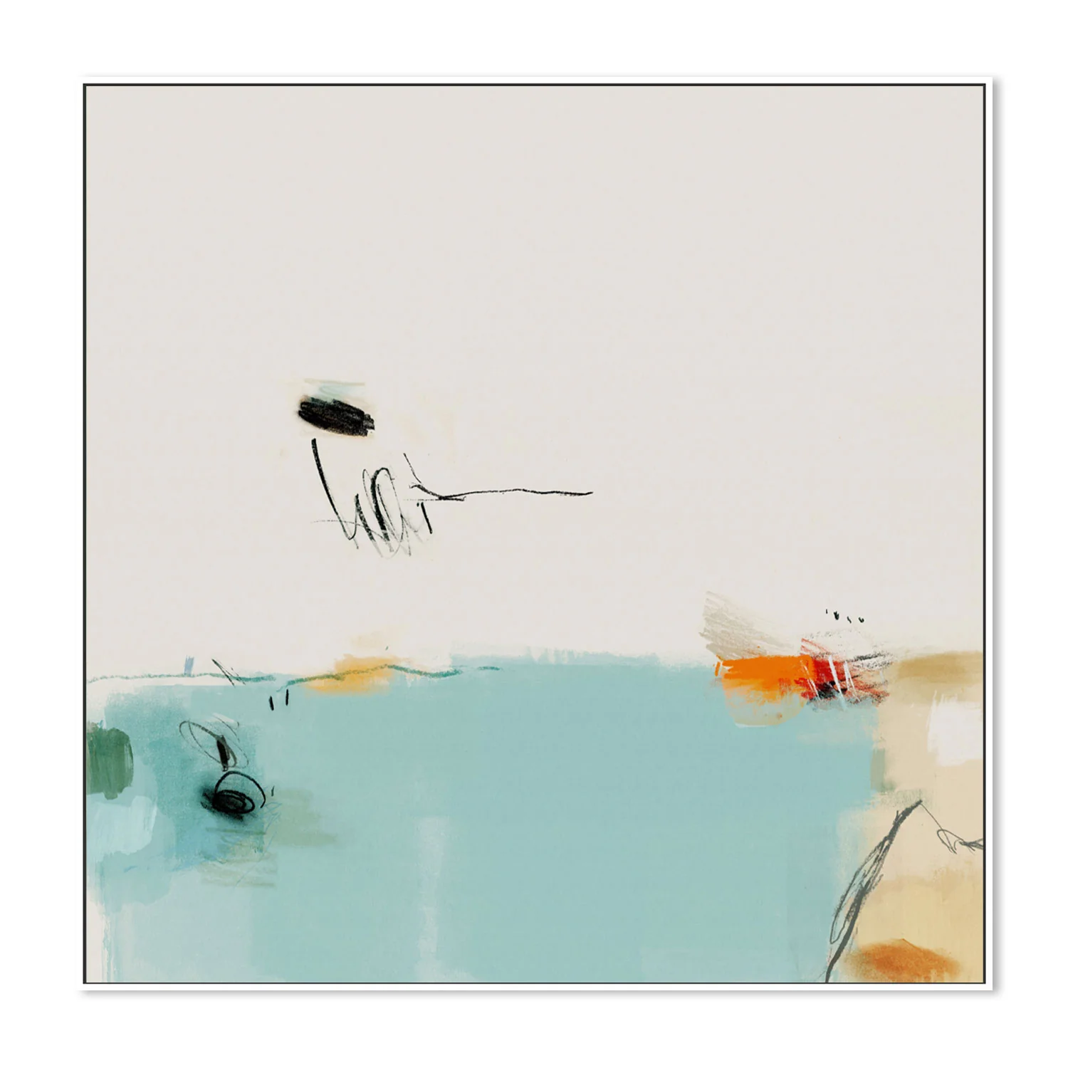Sunny Weather In Kenting , Hand-Painted Canvas - Image 5