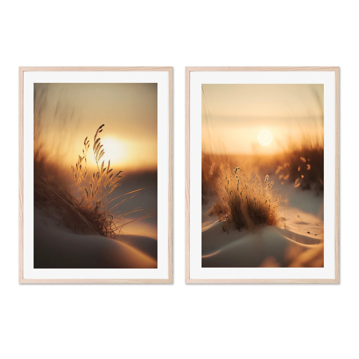 Sunset At The Beach, Style A & B, Set Of 2 - Image 6