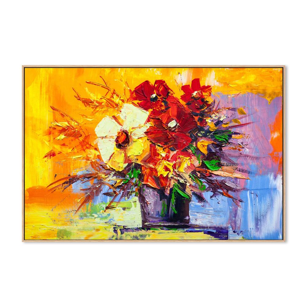 Sunset Bouquet, Hand-Painted Canvas - Image 4