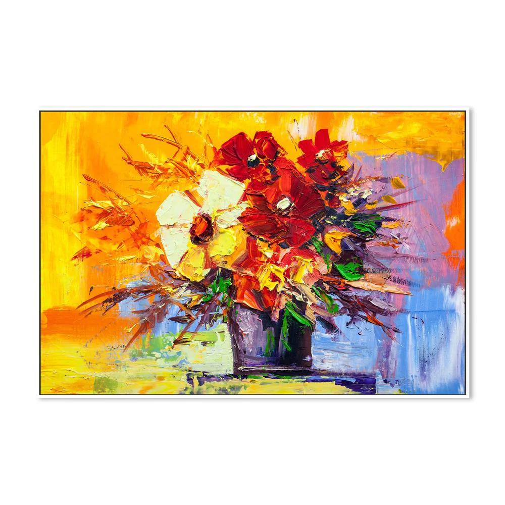 Sunset Bouquet, Hand-Painted Canvas - Image 5