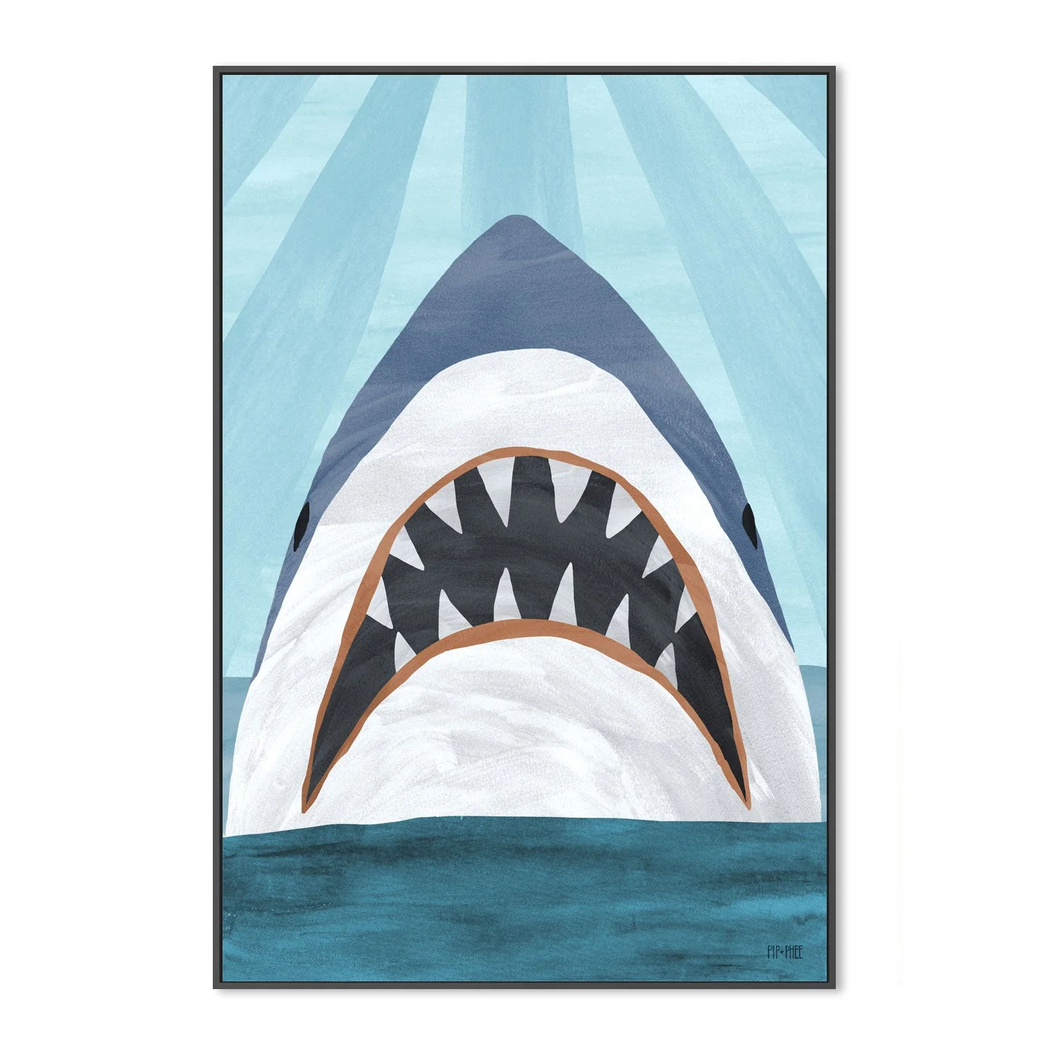 Sunset Shark Print - Image 3