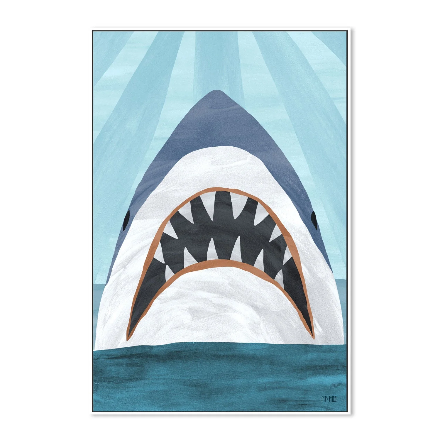 Sunset Shark Print - Image 5
