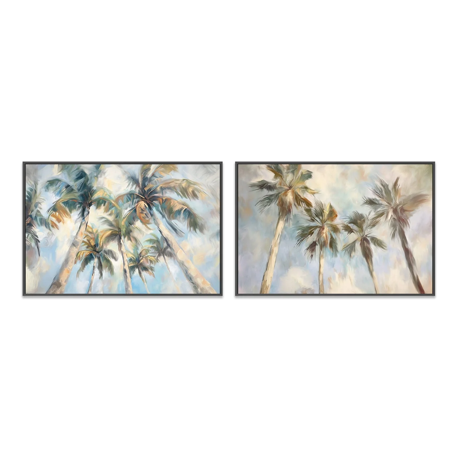 Swaying Palms , Style C & D , Set Of 2 - Image 3