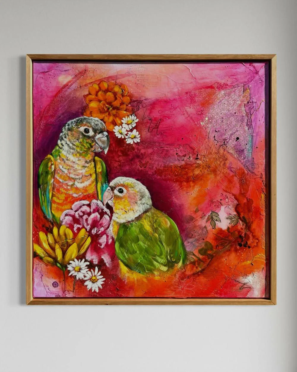 Sweet Cheeks, Original Hand-Painted Canvas By Emily Birdsey - Image 4