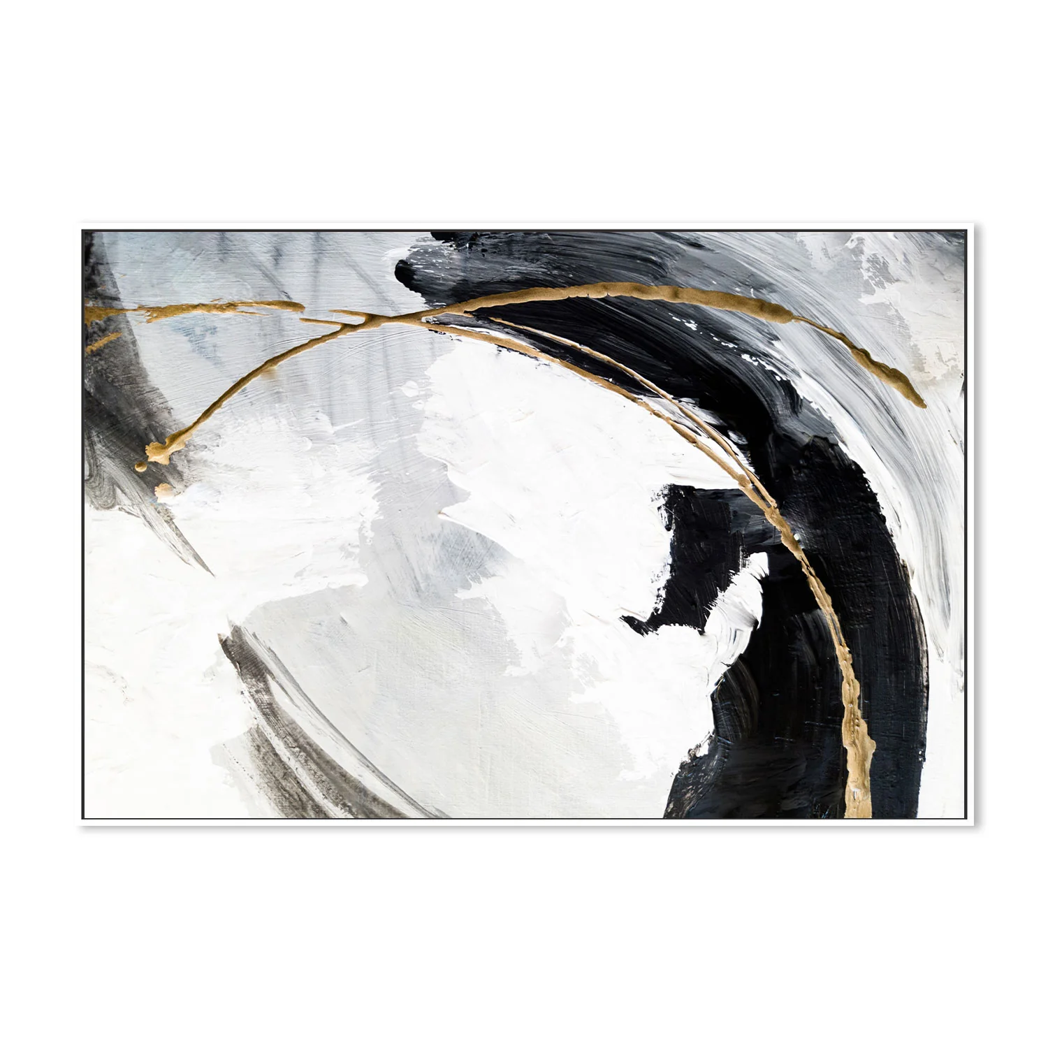 Swirl , Hand-Painted Canvas - Image 5
