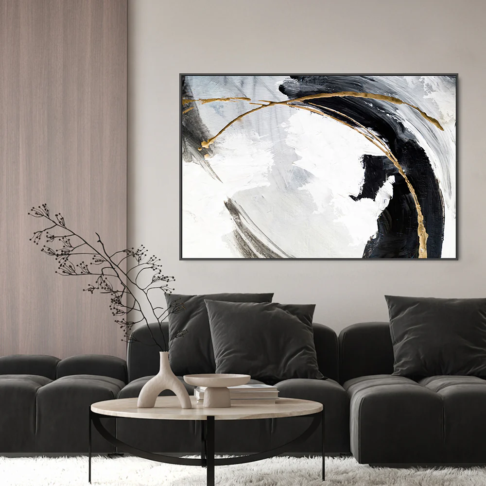 Swirl , Hand-Painted Canvas - Image 7