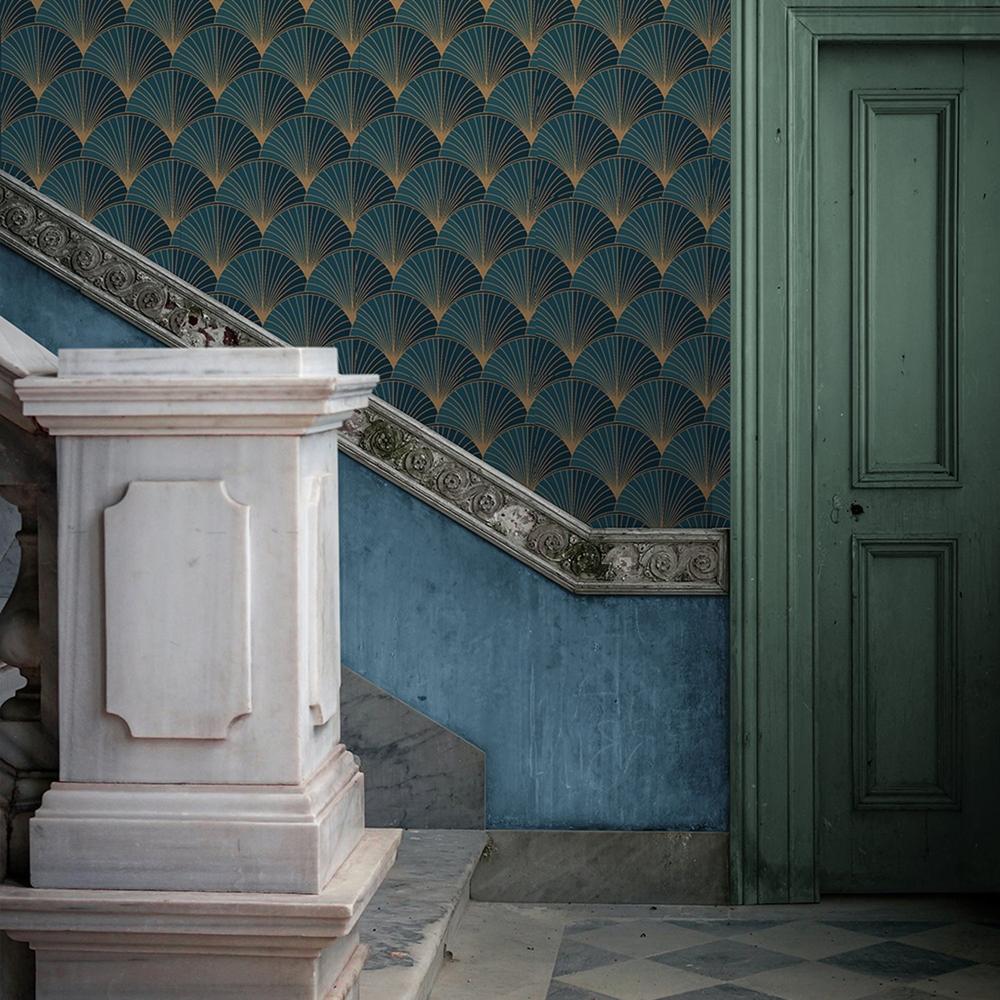 Teal Deco Fans - Image 2