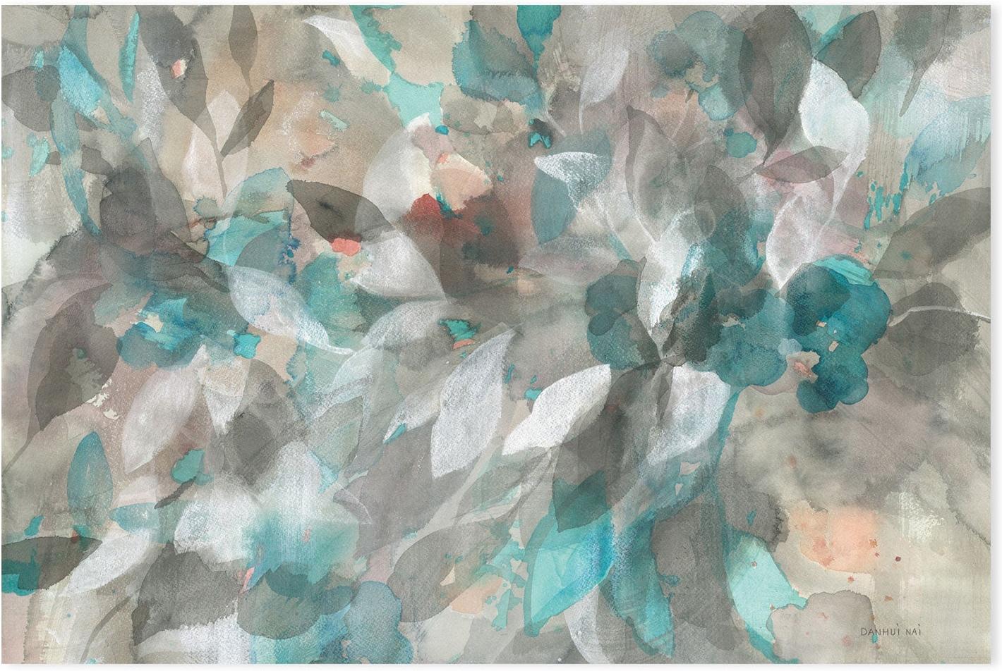 Teal Flower Petals