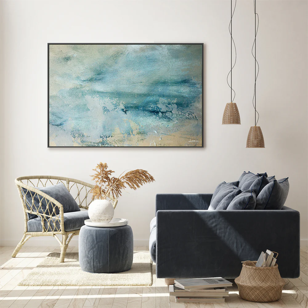 The Blues, Style E, Hand-Painted Canvas - Image 2