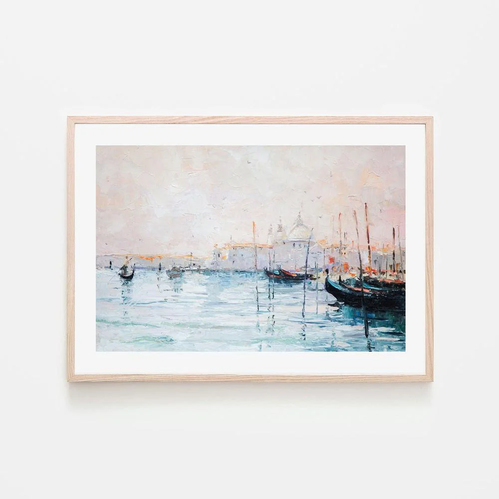 The Canal , Hand-painted Canvas - Image 6