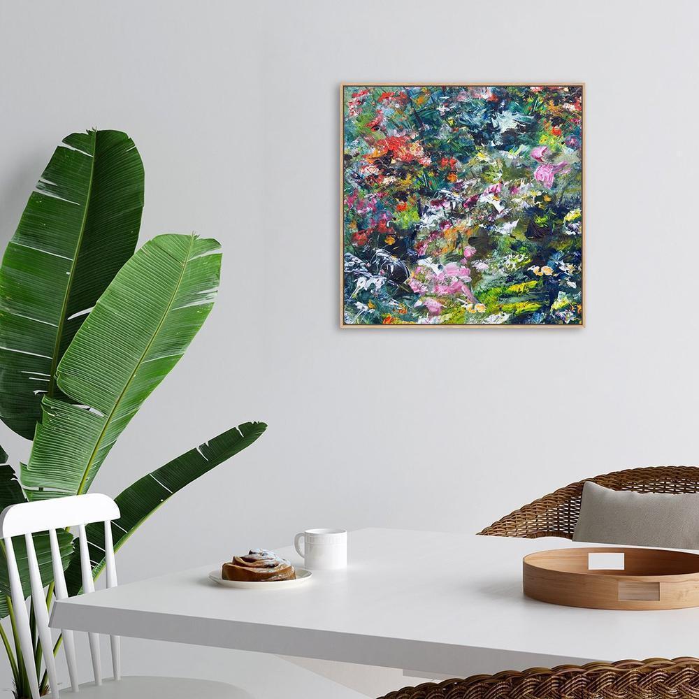 The Dream Garden, Abstract Painting, Hand-Painted Canvas - Image 4