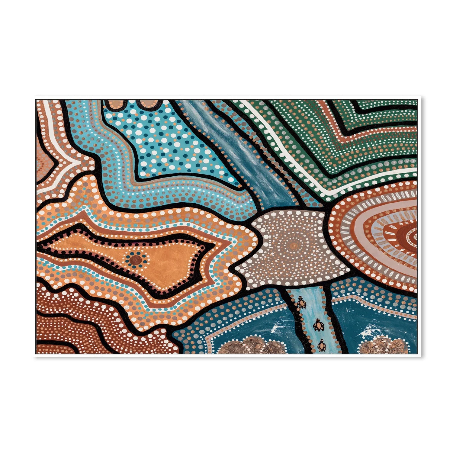 The Dreaming, Style B, Shades Of Amber And Teal - Image 5