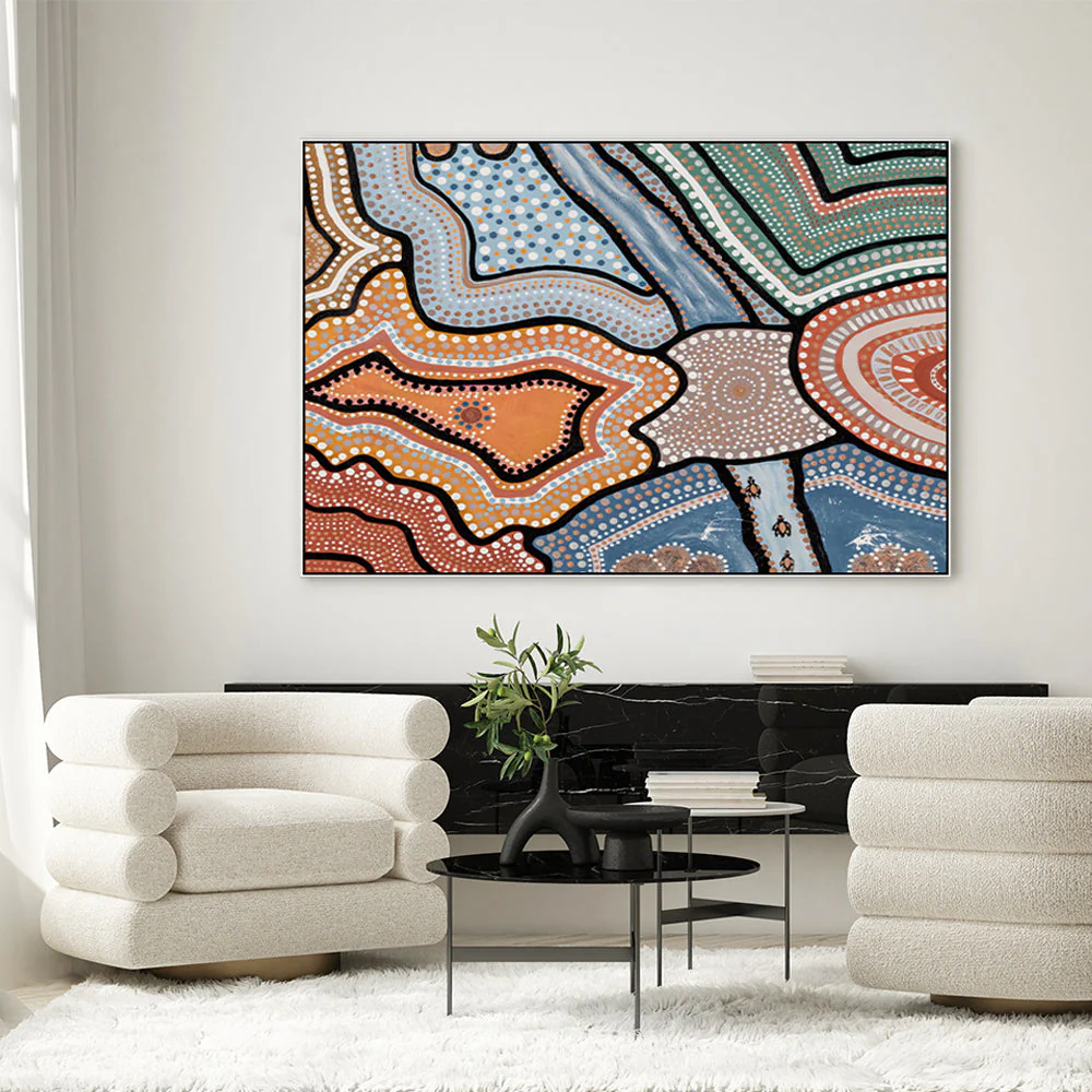 The Dreaming, Style B, Shades Of Orange And Blue - Image 7