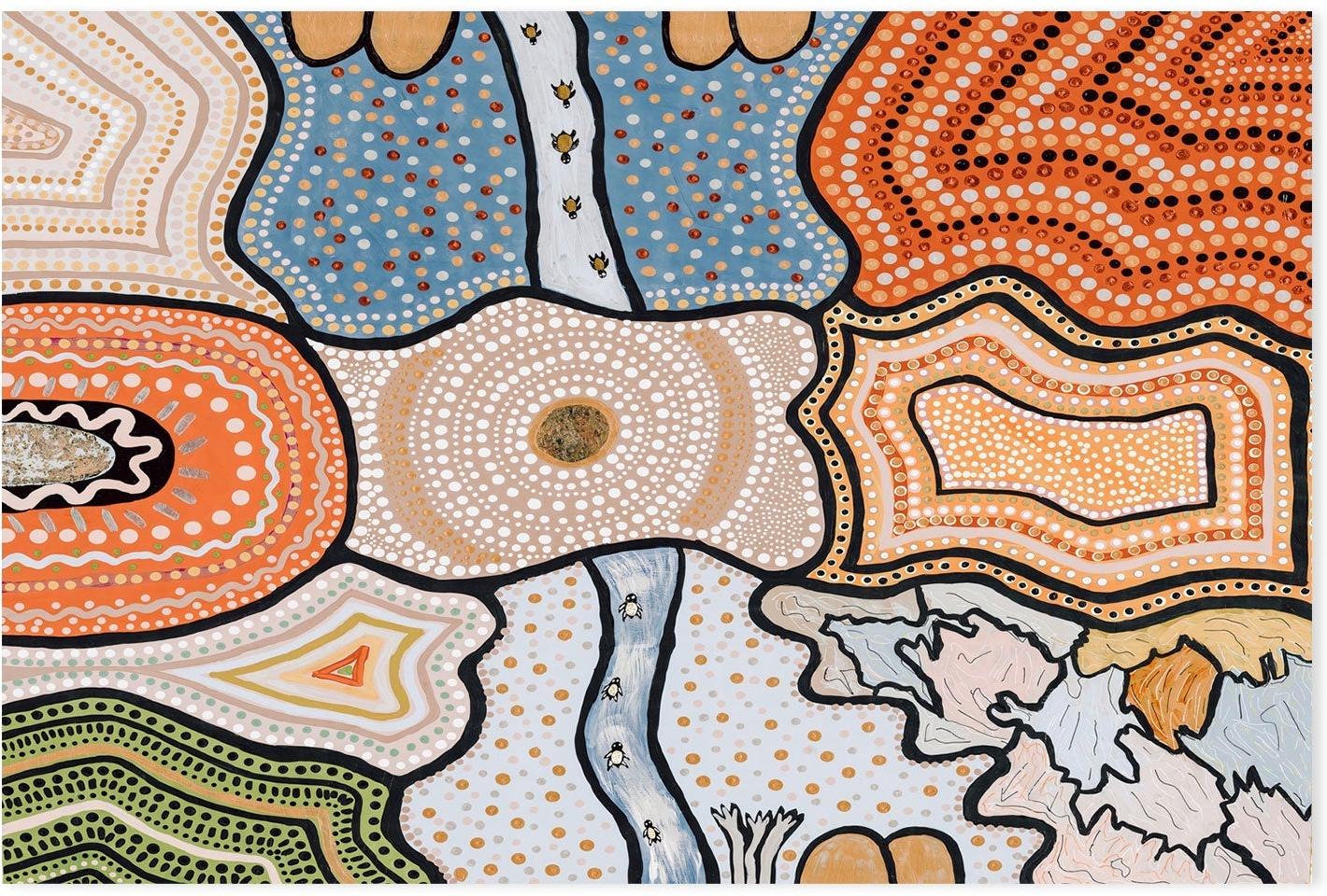 The Dreaming, Style F, Shades Of Orange And Blue
