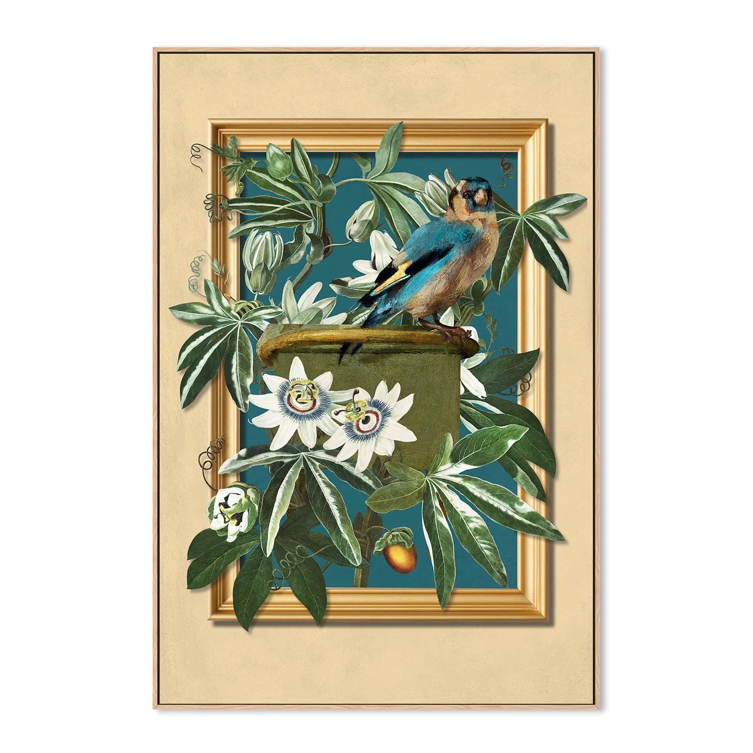 The Goldfinch and the Passion Flowers - Image 4