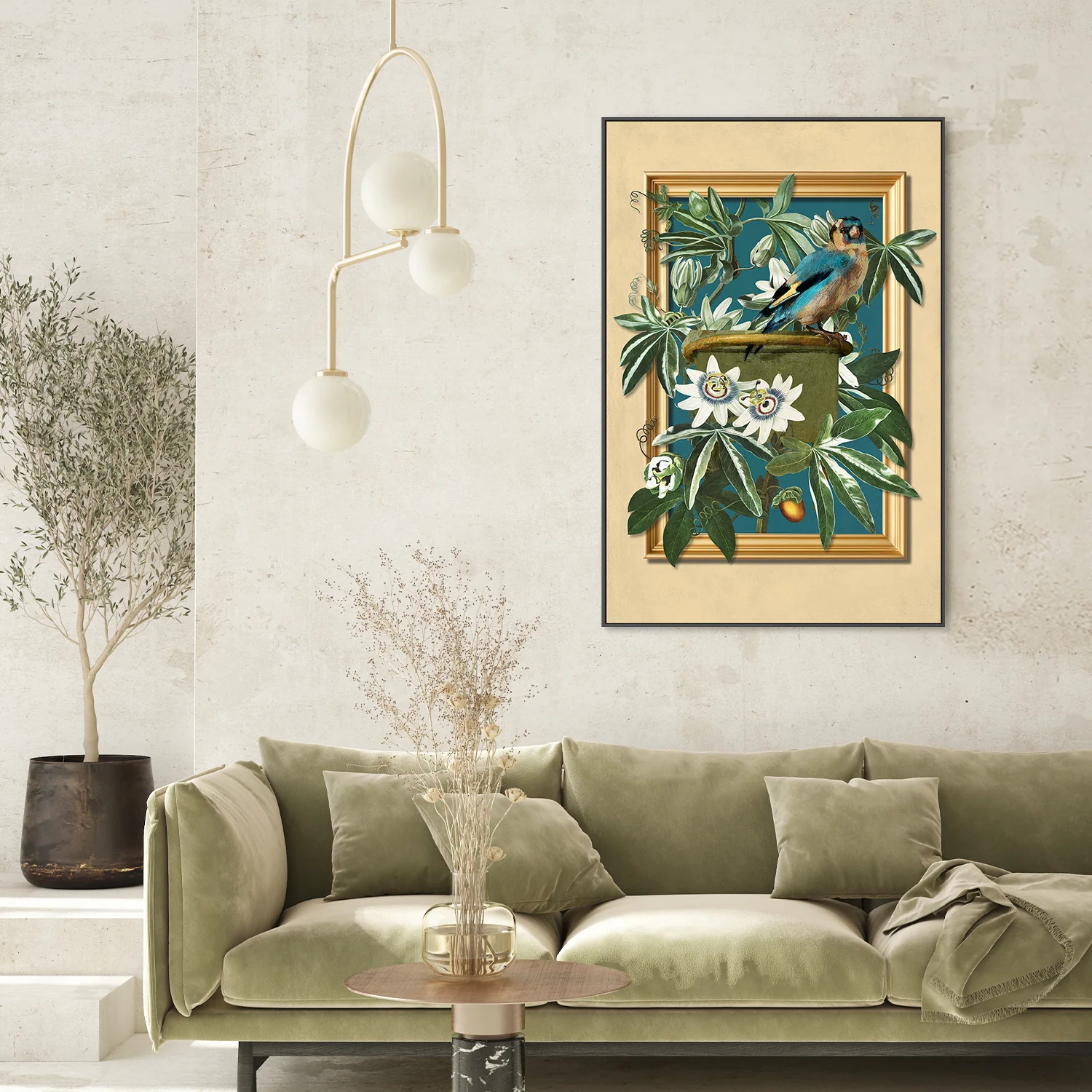 The Goldfinch and the Passion Flowers - Image 7