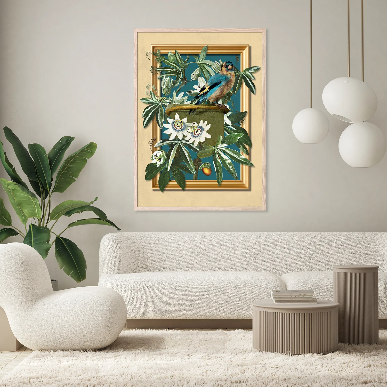 The Goldfinch and the Passion Flowers - Image 9
