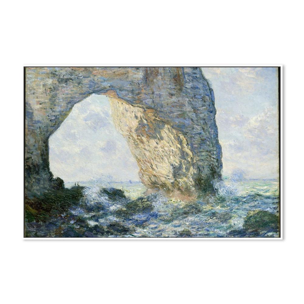 The Manneport Rock Arch West of Etretat 1883 , By Monet - Image 5