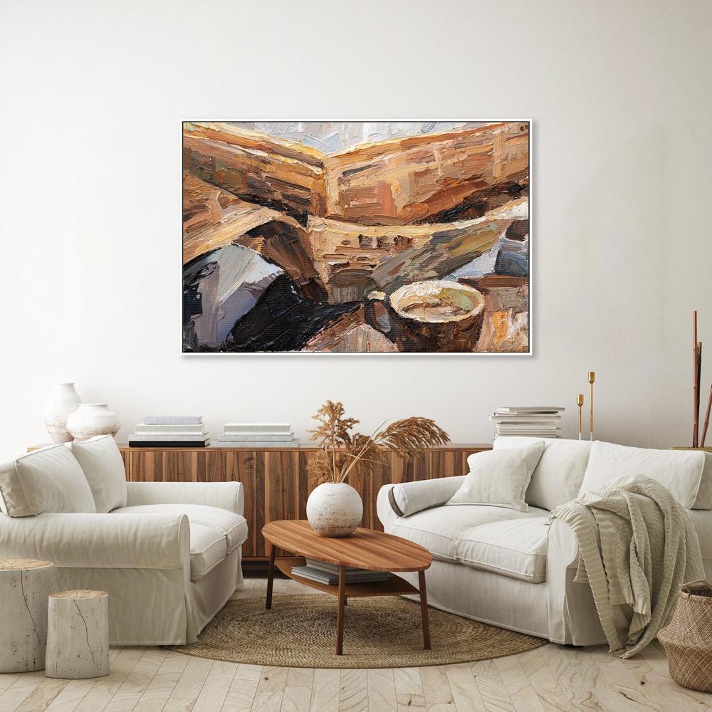 The Morning News , Hand-painted Canvas - Image 7